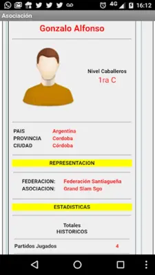 Federación Argentina de Pádel - FAP android App screenshot 2